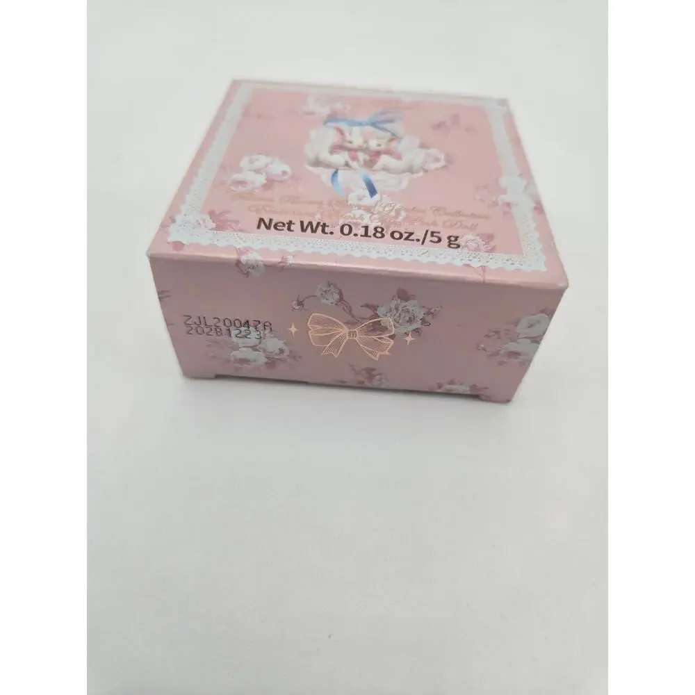 Flower Knows Bunny Garden Heart Embossed Blush New Open Box